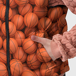 Детский жилет Баскетбольные мячи, цвет: 3D-черный — фото 2