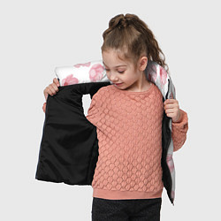 Детский жилет Цветение сакуры, цвет: 3D-черный — фото 2