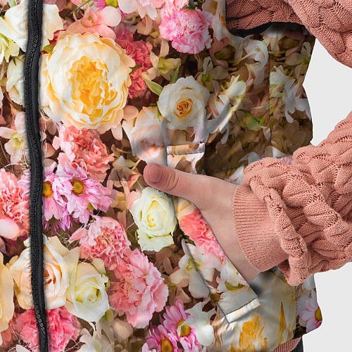 Детский жилет Тысяча цветов / 3D-Красный – фото 5