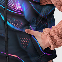 Детский жилет Неоновая чешуя,, цвет: 3D-светло-серый — фото 2
