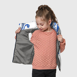 Детский жилет Русские узоры, цвет: 3D-светло-серый — фото 2