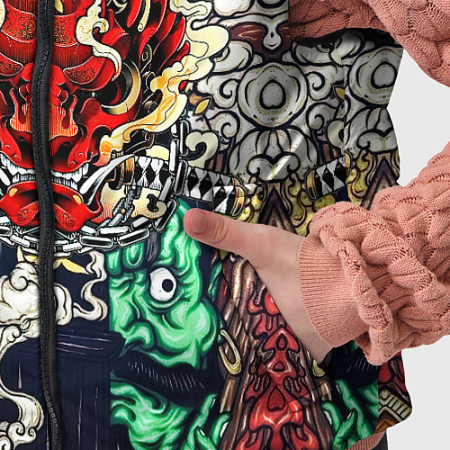 Детский жилет Irazumi devil / 3D-Светло-серый – фото 5