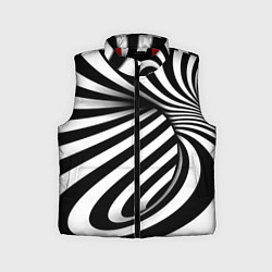 Детский жилет Оптические иллюзии зебра, цвет: 3D-красный