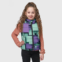 Детский жилет Trendy geometric pattern, цвет: 3D-черный — фото 2