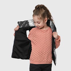 Детский жилет Черно-белый тай-дай, цвет: 3D-черный — фото 2
