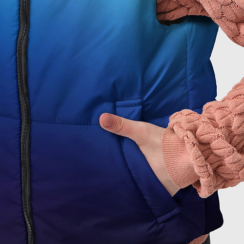 Детский жилет Blue gradient colors / 3D-Красный – фото 5