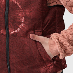 Детский жилет Красный круг тай-дай, цвет: 3D-светло-серый — фото 2