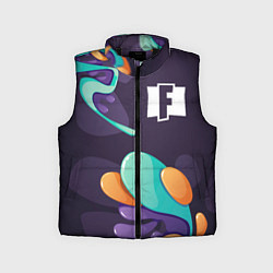 Детский жилет Fortnite graffity splash, цвет: 3D-черный