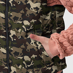 Детский жилет Лошади - камуфляж, цвет: 3D-черный — фото 2