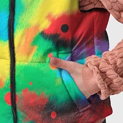 Детский жилет Абстракция Карандашом, цвет: 3D-красный — фото 2