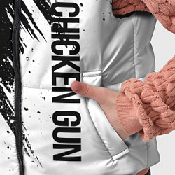 Детский жилет Chicken gun - белая краска, цвет: 3D-светло-серый — фото 2
