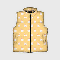 Детский жилет Кролики паттерн, цвет: 3D-черный