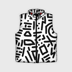 Детский жилет Текстура паттерн, цвет: 3D-красный
