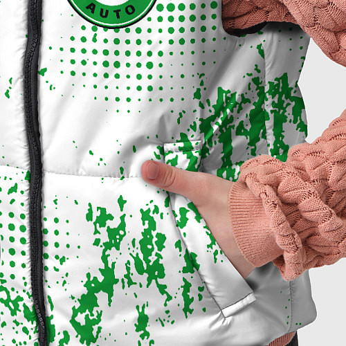 Детский жилет Skoda auto logo / 3D-Черный – фото 5