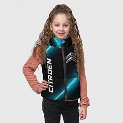 Детский жилет Citroen неоновые лампы, цвет: 3D-черный — фото 2