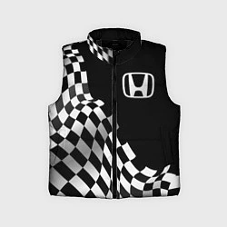 Детский жилет Honda racing flag, цвет: 3D-черный