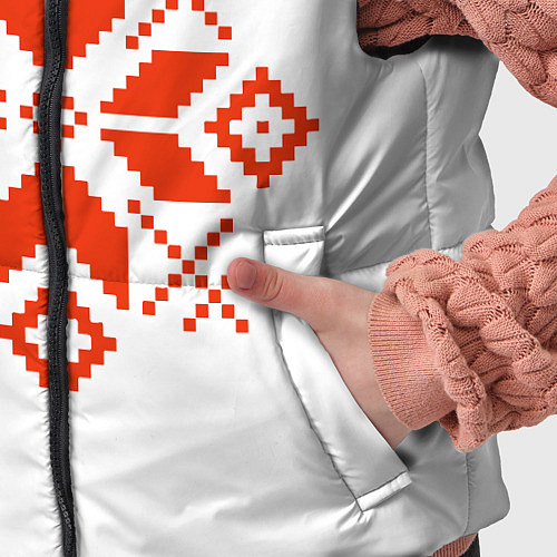 Детский жилет Удмуртский узор / 3D-Черный – фото 5