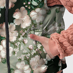 Детский жилет Нежные розовые цветочки, цвет: 3D-черный — фото 2