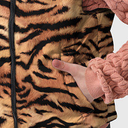 Детский жилет Полосатая шкура тигра, цвет: 3D-черный — фото 2