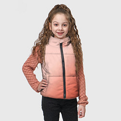 Детский жилет Градиент персиковый, цвет: 3D-красный — фото 2