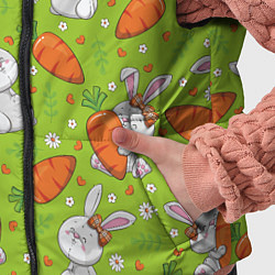 Детский жилет Летние зайчики, цвет: 3D-светло-серый — фото 2