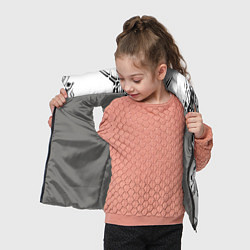 Детский жилет ЧБ Киберпанк-Модерн, цвет: 3D-светло-серый — фото 2