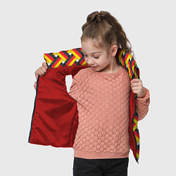 Детский жилет Германия - плетёнка, цвет: 3D-красный — фото 2