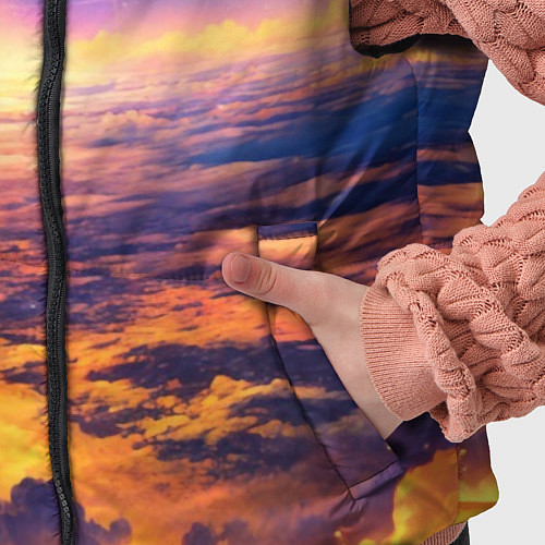 Детский жилет Космическая вселенная / 3D-Светло-серый – фото 5