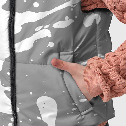 Детский жилет Free Fire glitch на светлом фоне: по-вертикали / 3D-Черный – фото 5