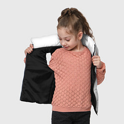 Детский жилет Lifan speed на светлом фоне со следами шин: надпис, цвет: 3D-черный — фото 2