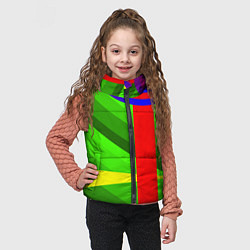 Детский жилет Абсолютная абстракция, цвет: 3D-светло-серый — фото 2