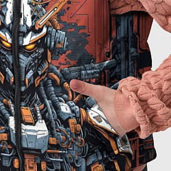 Детский жилет Боевой мех, цвет: 3D-светло-серый — фото 2