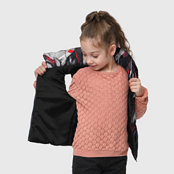 Детский жилет Киберпанк доспехи, цвет: 3D-черный — фото 2