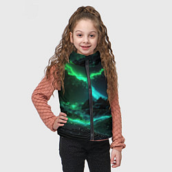 Детский жилет Цифровая флора, цвет: 3D-светло-серый — фото 2