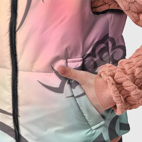 Детский жилет Трайбл граффити / 3D-Черный – фото 5