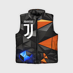 Детский жилет Juventus orange black style