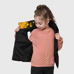 Детский жилет Brawl Stars - gold gradient: по-вертикали, цвет: 3D-черный — фото 2