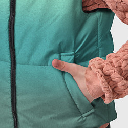 Детский жилет Бирюзовый цвет морской волны, цвет: 3D-черный — фото 2