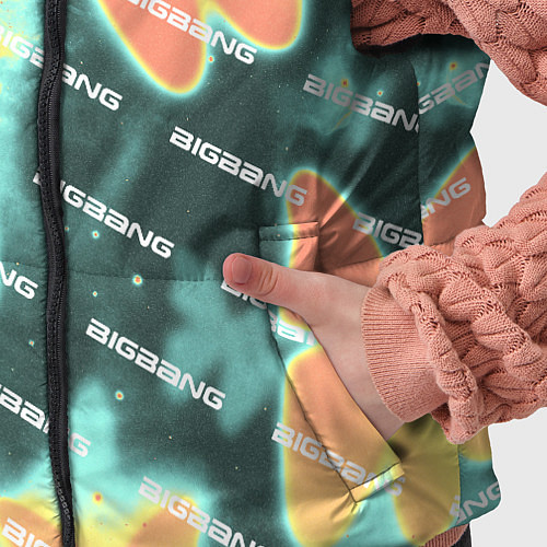 Детский жилет Big Bang Бабочки / 3D-Светло-серый – фото 5