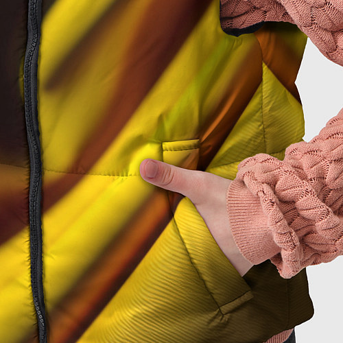 Детский жилет Желтая футболка / 3D-Черный – фото 5