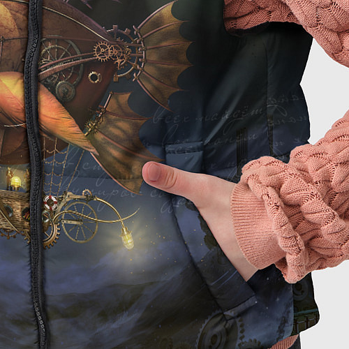 Детский жилет Рыба-дирижабль в ночи / 3D-Черный – фото 5