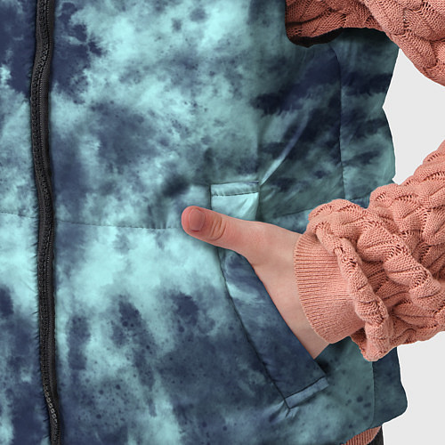 Детский жилет Tie-Dye дизайн / 3D-Черный – фото 5