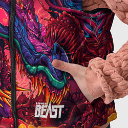 Детский жилет CS 2 hyper beast, цвет: 3D-светло-серый — фото 2