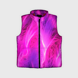 Детский жилет Pink abstract texture, цвет: 3D-красный