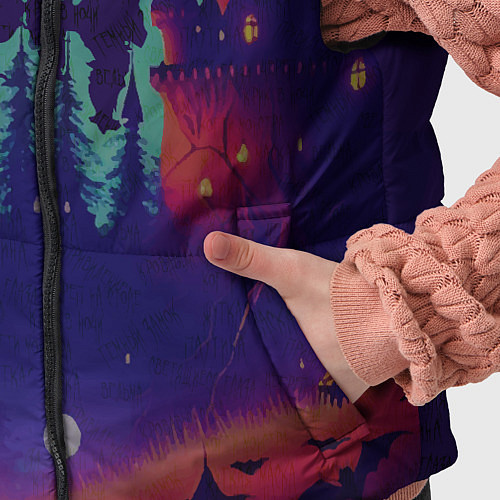 Детский жилет Дом с загадочной репутацией / 3D-Светло-серый – фото 5