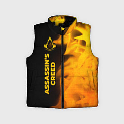 Детский жилет Assassins Creed - gold gradient: по-вертикали