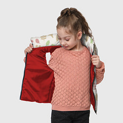 Детский жилет Осень - бежевый 3, цвет: 3D-красный — фото 2