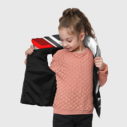 Детский жилет Honda - red and white, цвет: 3D-черный — фото 2