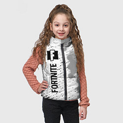 Детский жилет Fortnite glitch на светлом фоне: по-вертикали, цвет: 3D-черный — фото 2