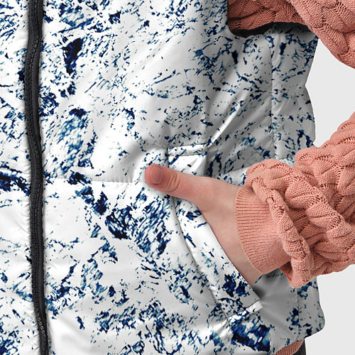 Детский жилет Паттерн ледяные вершины гор / 3D-Черный – фото 5